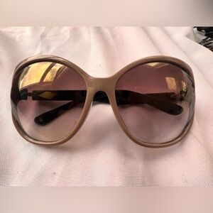 New Jimmy Choo Patty Nude pink Rose Women Sunglasses Authentic